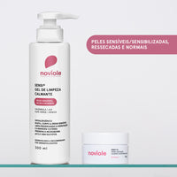 Duo Limpeza+Hidratação Facial Peles Sensíveis/Sensibilizadas, Secas e Rosácea