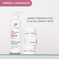 Duo Limpeza+Hidratação Facial Peles Sensíveis/Sensibilizadas, Secas e Rosácea