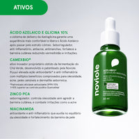 Azelabio Sérum Azelaico Multi-Eficácia Antiacne, Antioleosidade, Antimanchas e Fortalecedor 30ml
