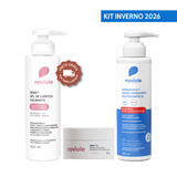 Kit Hidratação Corporal + Limpeza e Hidratação Facial para Peles Secas, Normais e Sensíveis